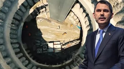 Bakan Kurum paylaştı: Türkiye’nin en büyük atık su tünelinde sona doğru