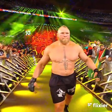 Brock Lesnar overcame the odds to win the #RoyalRumble match for a second time!