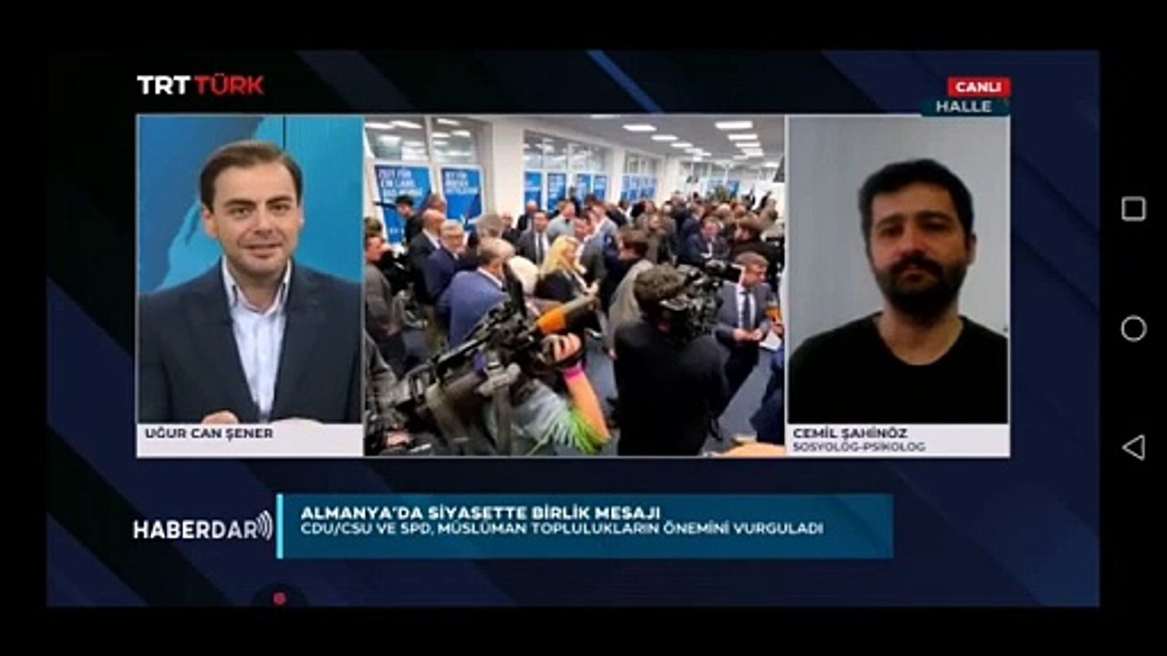 AfD´ye ve irkciliga karsi nasil davranilmali (TRT Türk, Haberdar, 22.04.2025)