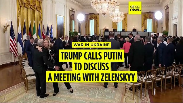 Trump calls Putin to propose Zelenskyy meeting after White House talks on Ukraine