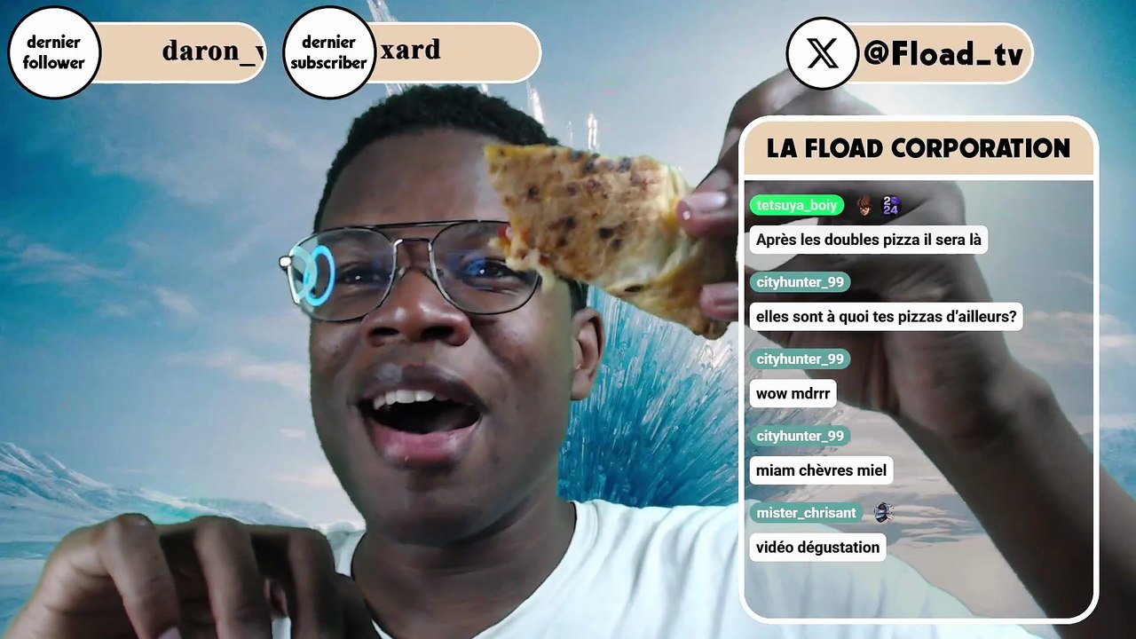 je mange deux pizzas dans la forteresse de solitude !