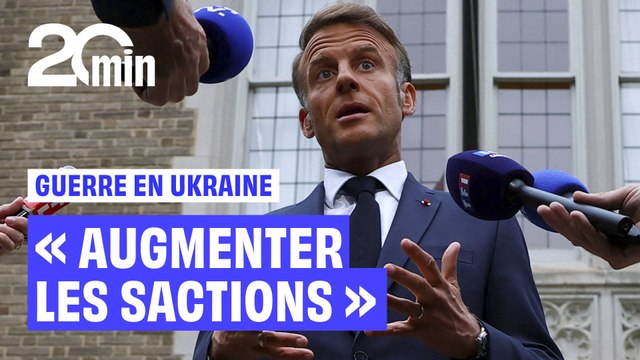 « Si un accord de paix est refusé, il faut augmenter les sanctions contre la Russie » affirme Macron