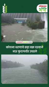 कोयना धरणाचे सहा दरवाजे नऊ फुटापर्यंत उघडले