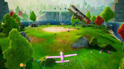 In Couch Planes macht ihr in rasanten Flugzeugrennen die Lüfte unsicher