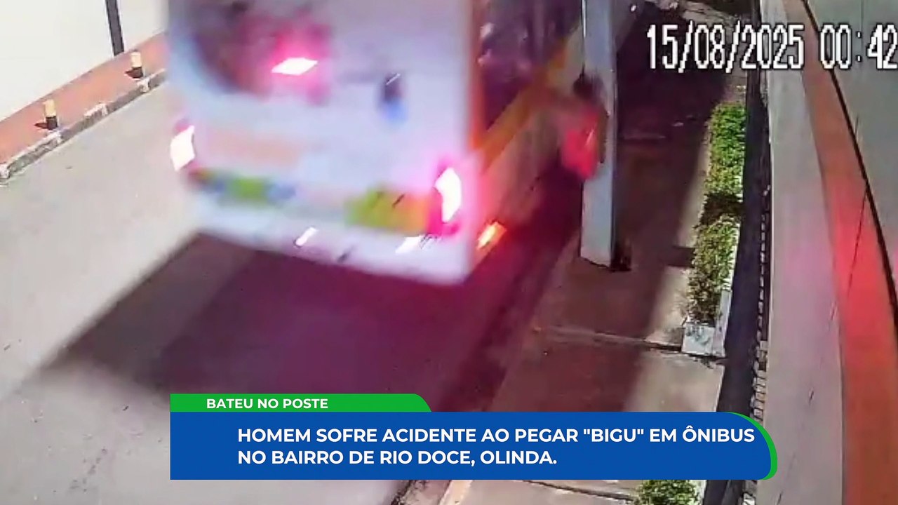 Acidente em Ônibus na Avenida das Garças, Olinda: Jovem de 20 Anos Arremessado Contra Poste e Socorrido pela SAMU - Análise Completa dos Fatos