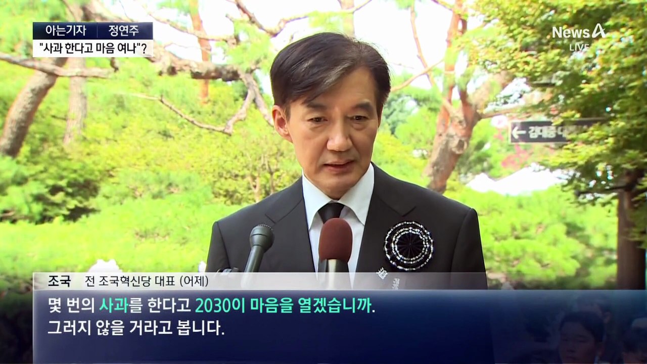 [아는기자]조국, 지지율 하락에 ‘n분의 1’ 정도 영향?