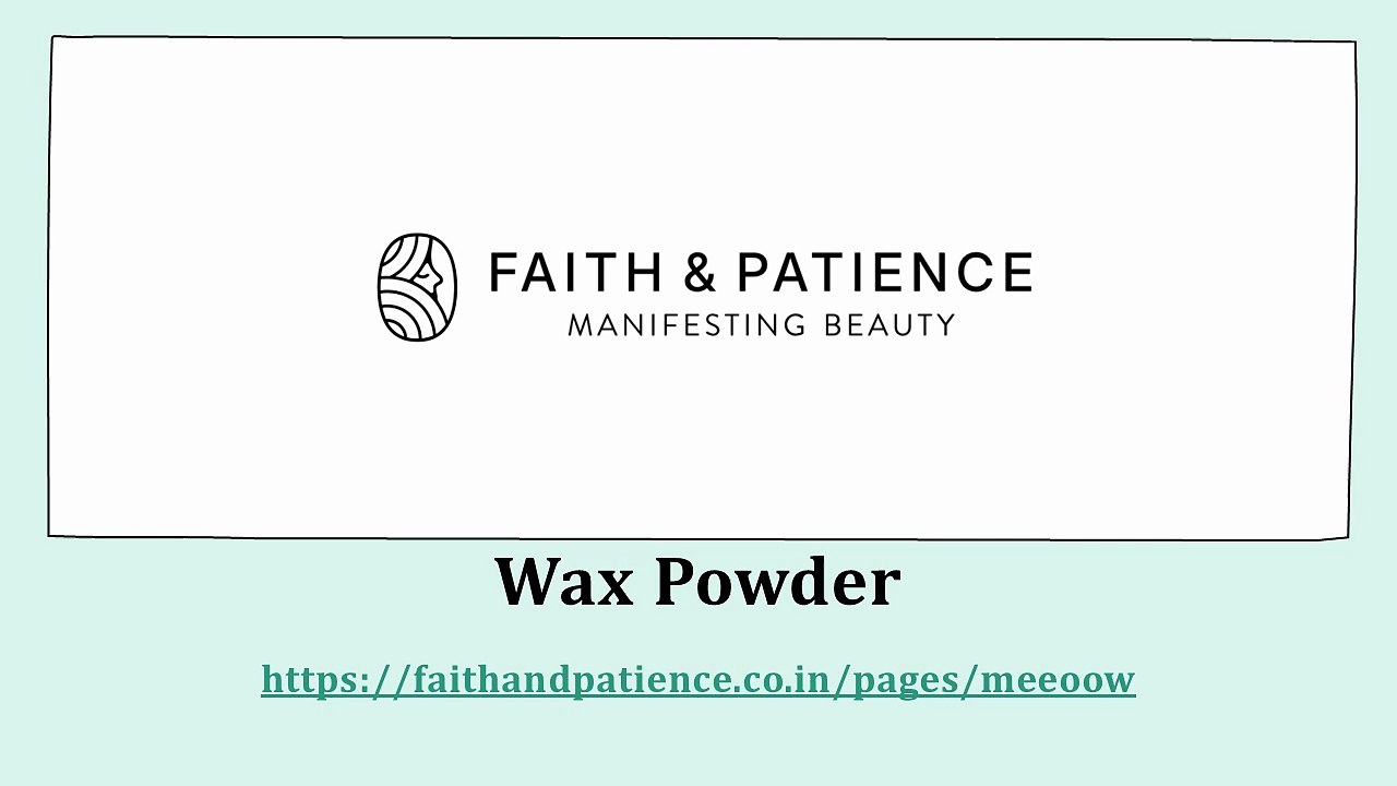 Wax Powder