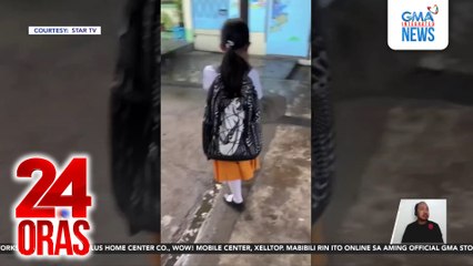 8-anyos na visually-impaired Grade 2 student, 'di nagpahatid sa klase, 'strong and independent' | 24 Oras