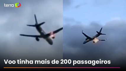 Avião é desviado e pousa na Itália após explosão em turbina