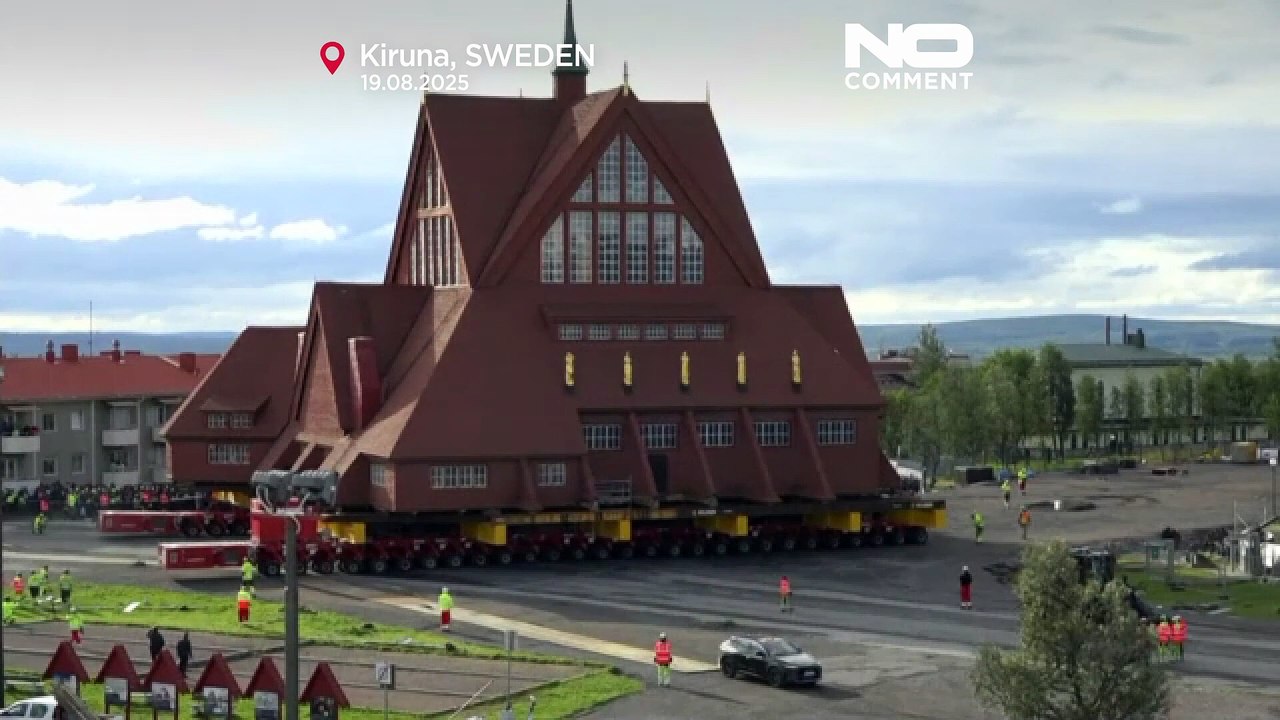 Kiruna: historyczny kościół przesuwany o 5 km
