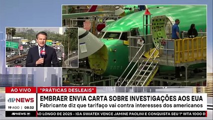 Embraer alega que tarifaço de Trump é contra os interesses dos EUA