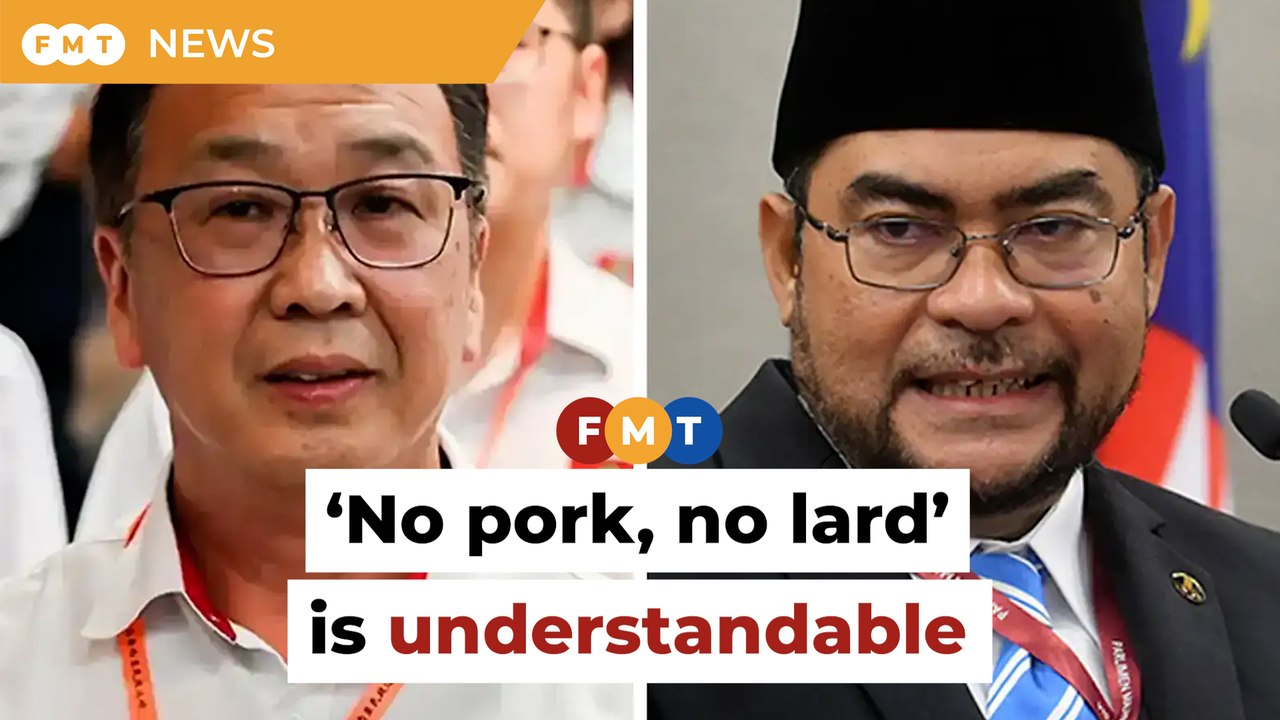 Consumers understand what ‘no pork, no lard’ means, says Dominic Lau