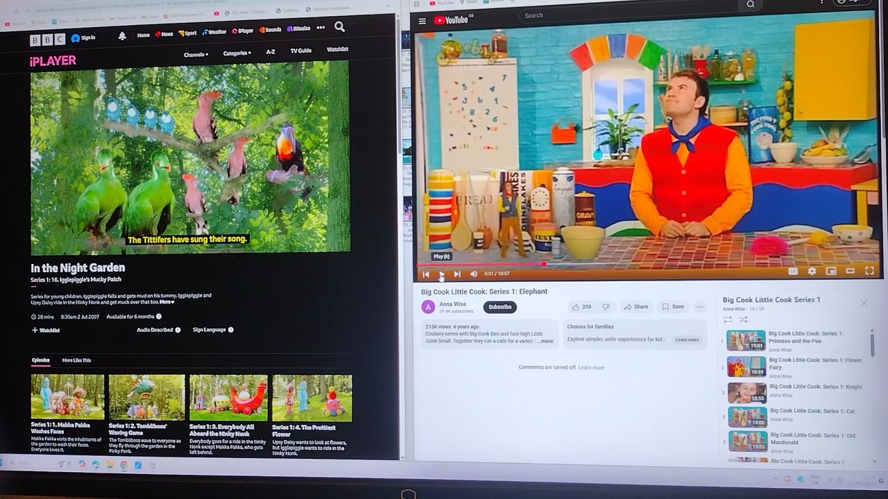 Big Cook Little Cook & In the Night Garden Clip 16-20