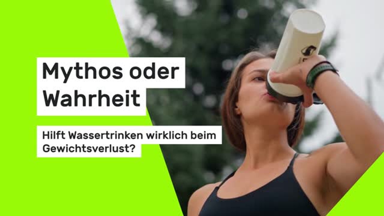 Mythos oder Wahrheit: Hilft Wassertrinken wirklich beim Gewichtsverlust?