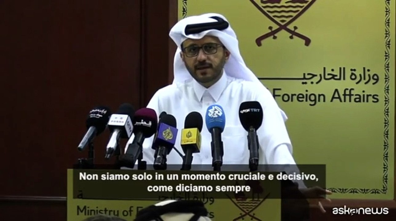 Qatar: catastrofe umanitaria se respinta l'offerta di tregua per Gaza