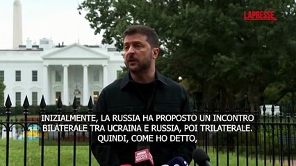 Zelensky: "Pronti a bilaterale con Putin"