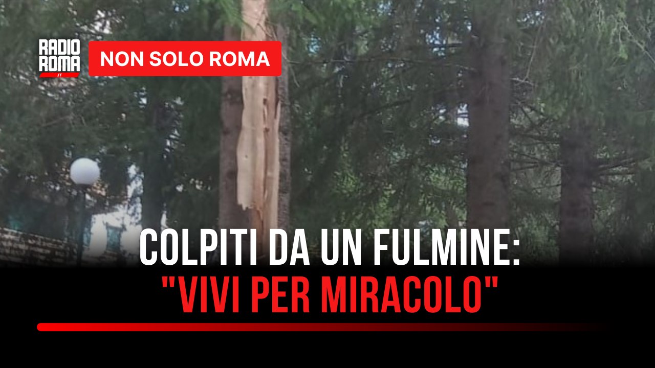 Pescasseroli, turisti romani colpiti da un fulmine durante un pic-nic Salvi per miracolo