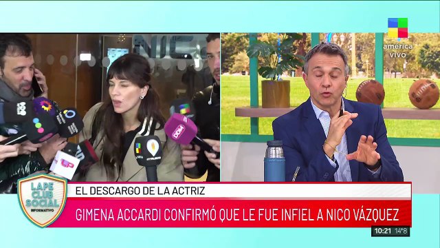 Gimena Accardi habló de la infidelidad a Nico Vázquez y confirmó que habló con Cande Vetrano por Andrés Gil