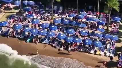 Sadece 40 bin nüfuslu ilçeye tatilci akını: Nüfus 500 bin kişiye ulaştı!