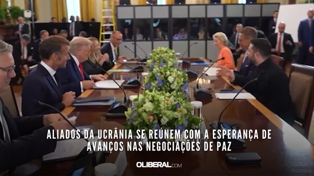 Aliados da Ucrânia se reúnem com a esperança de avanços nas negociações de paz