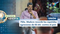 Agenda Abierta 19-08 Venezuela ratifica unión frente amenazas de EE.UU.