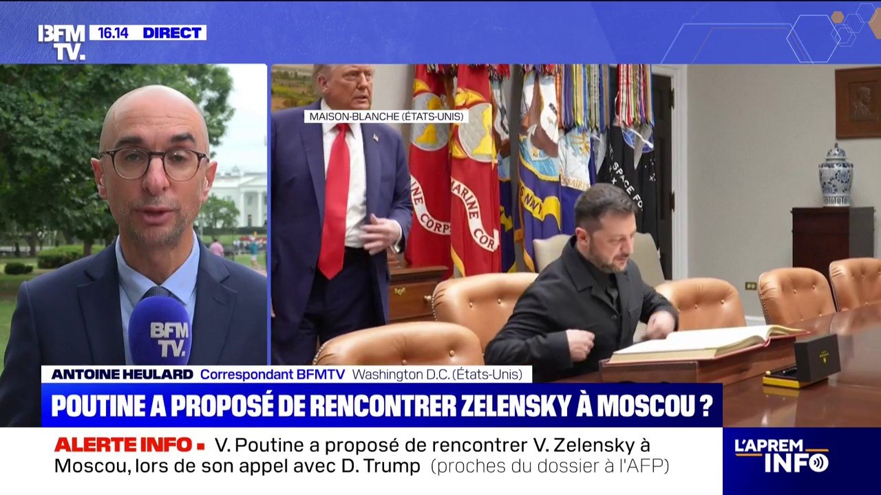 Guerre en Ukraine : Poutine se dit prêt à rencontrer Zelensky à condition que ce soit à Moscou