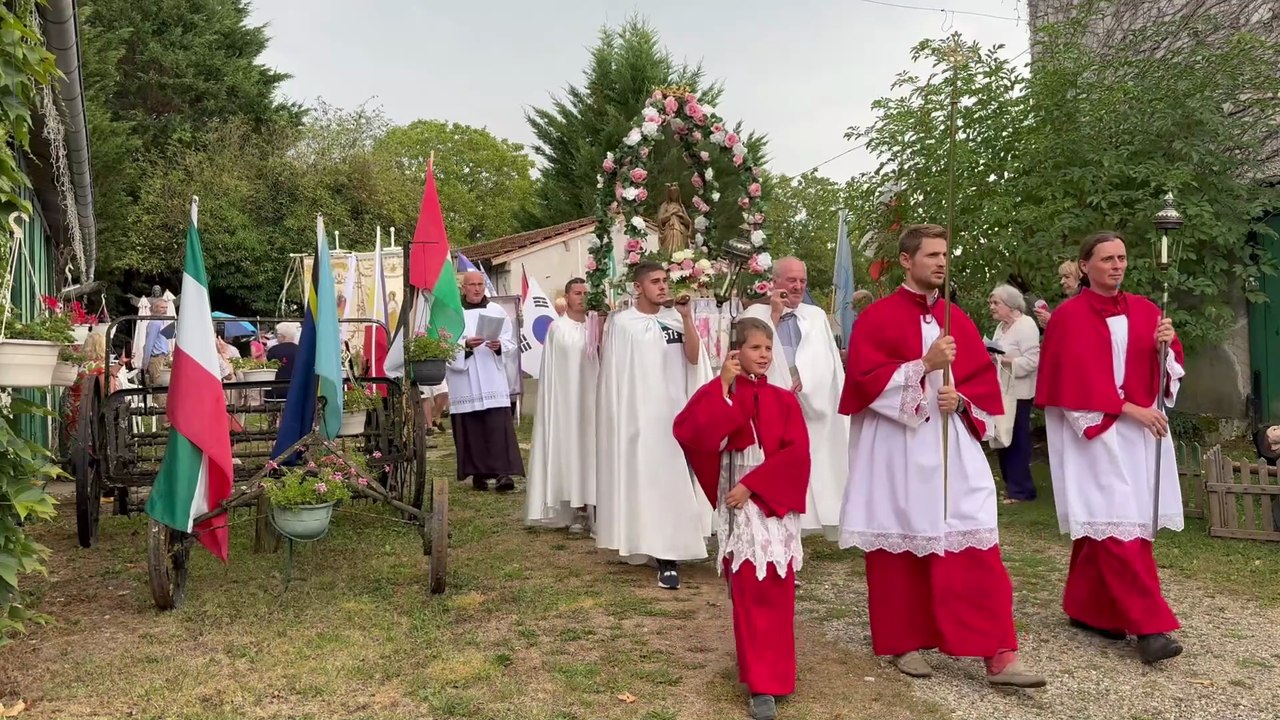 15 août 2025 Procession de l'Assomption dévotion mariale à Fitilieu film by JC Guerguy Cine-Art-Loisir
