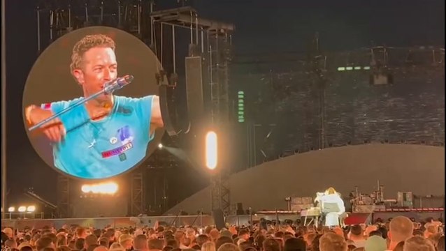 Coldplay’s Chris Martin fights back tears as superfan travels 5000 miles from China to join him for unforgettable duet
