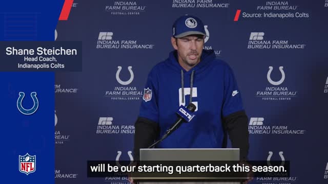 Steichen confirms Jones will replace Richardson as Colts starting QB