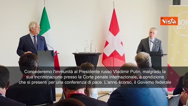 Ignazio Cassis (Ministro Esteri Svizzera): Concederemo immunità a Putin per colloqui di pace