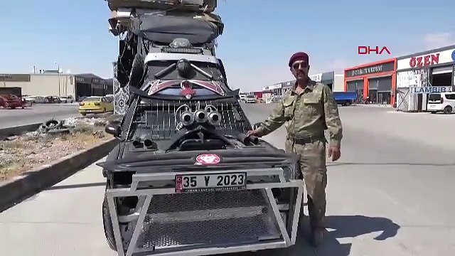 Otomobil tutkunu vatandaşın bilim kurgu filminden fırlamışa benzeyen aracını gören inanamadı!