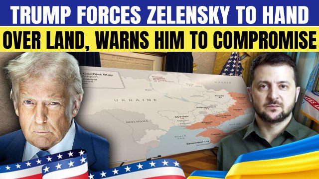 'Zelensky MUST Compromise': Trump's SHOCKING Pro-Putin Stace After Zelensky Meeting: No NATO, Crimea