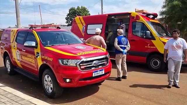 Trabalhador sofre convulsões em obra e cai de andaime com três metros no Bairro Cataratas