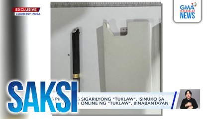 Ilang piraso ng sigarilyong "tuklaw", isinuko sa PDEA; bentahan online ng "tuklaw", binabantayan | Saksi