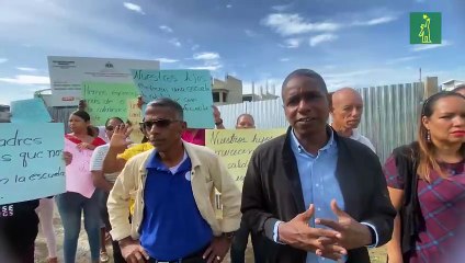 ADP y comunitarios exigen culminación de Escuela Básica Camboya en Santiago