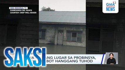 Baha sa ilang lugar sa probinsya, halos umabot hanggang tuhod | Saksi