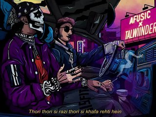 Afusic - Pal Pal with @Talwiinder  (Official Visualiser) Prod. @AliSoomroMusic