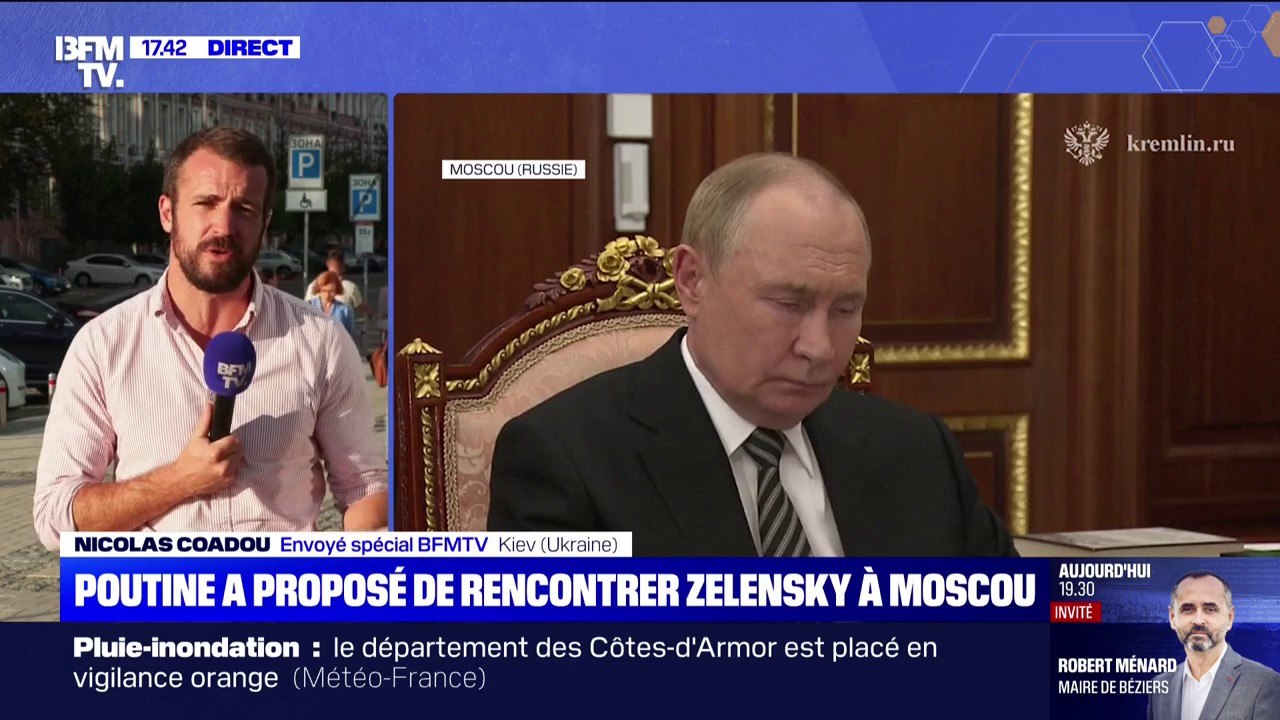 Guerre en Ukraine: Volodymyr Zelensky n'a pas encore répondu à la proposition de Vladimir Poutine, pour une rencontre à Moscou