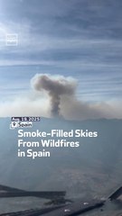 Smoke-Filled Skies From Wildfires In Spain