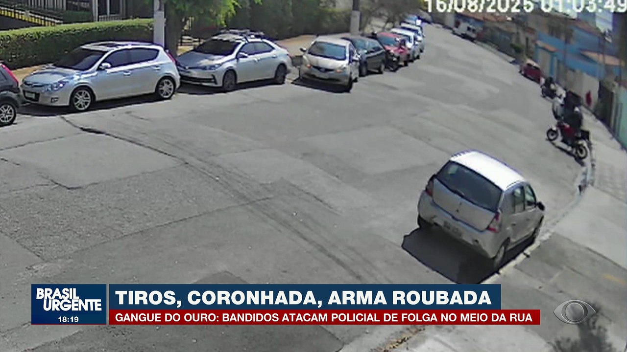 Policial de folga leva coronhada e tem arma roubada durante assalto em SP