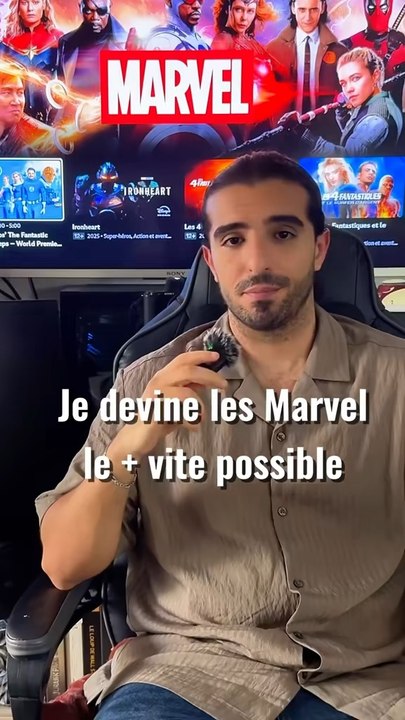Je reconnais les Marvel