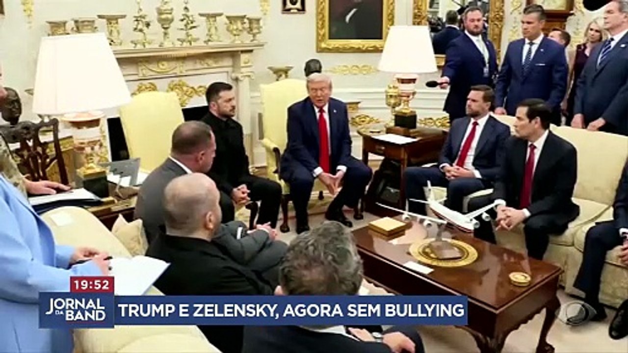 Europa promete segurança à Ucrânia em reunião com Trump