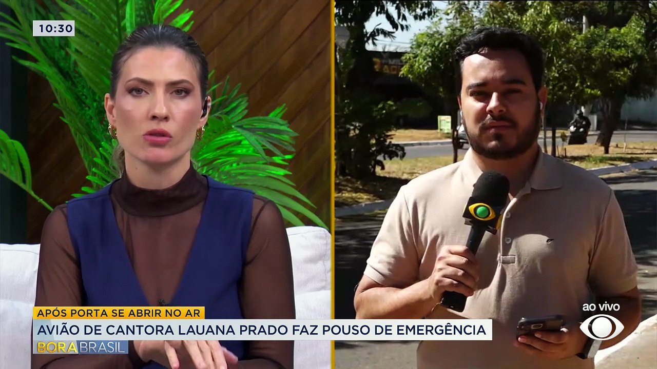 Avião de cantora Lauana Prado faz pouso de emergência