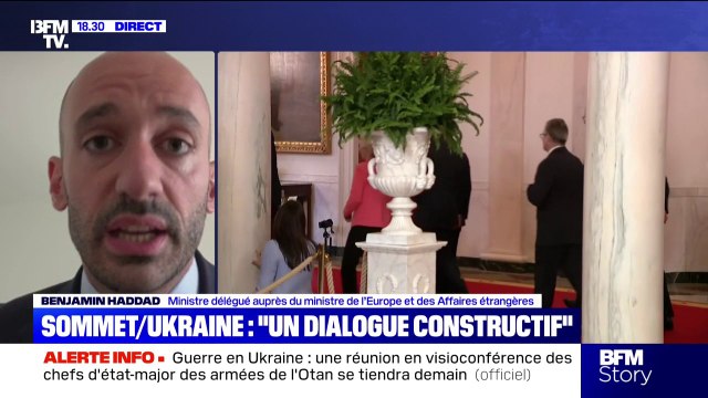 Sommet à la Maison-Blanche: On ne fait pas confiance à Vladimir Poutine , souligne Benjamin Haddad, ministre délégué auprès du ministre de l'Europe et des Affaires étrangères