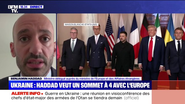 Guerre en Ukraine: Je crois que c'est dans l'intérêt de tous d'avoir un sommet à quatre , indique Benjamin Haddad, ministre délégué auprès du ministre de l'Europe et des Affaires étrangères