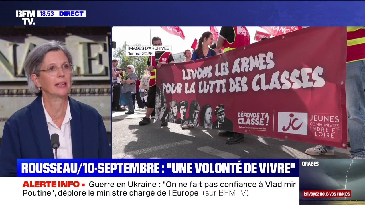 Mouvement contestataire du 10 septembre: "C'est une révolte, une volonté de vivre", déclare Sandrine Rousseau, députée Les Écologistes