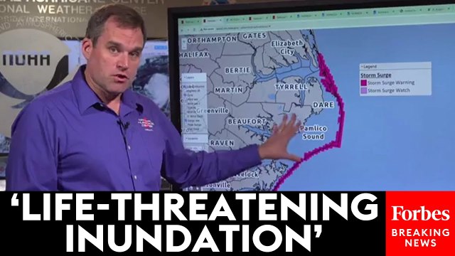 National Hurricane Center Provides Update On Hurricane Erin