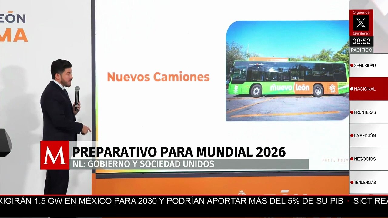 Samuel García presenta el plan integral ‘Ponte Nuevo, Ponte Mundial’ para el Mundial 2026