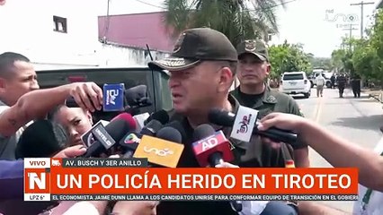 Informe policial sobre uniformado herido