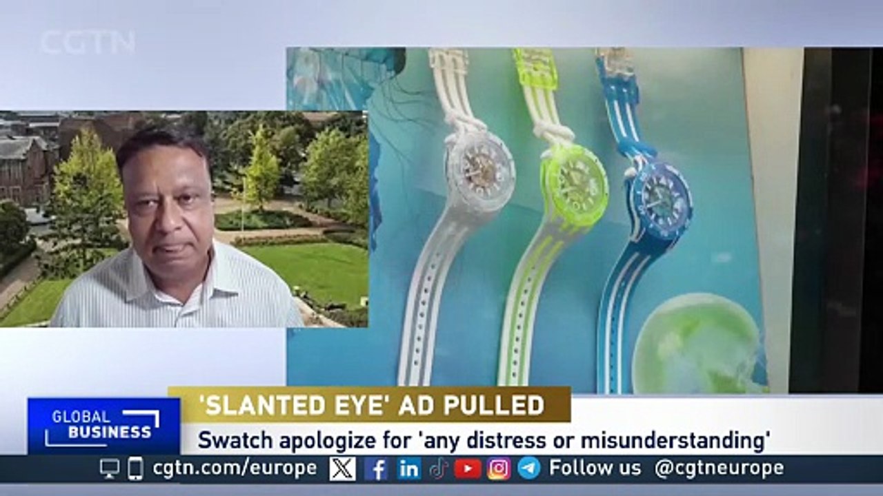Swatch apologizes after 'slanted eye' ad causes public backlash - video ...